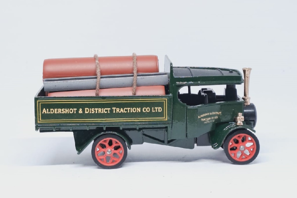 No.20; Freda; Lorry with Pipes Load; 1922 Foden Steam Wagon